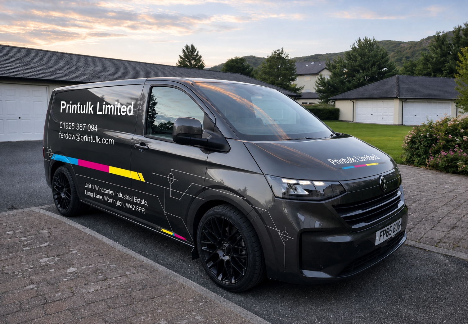 Printulk Limited branded van